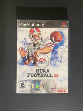 Sony PlayStation 2 NCAA Football 11 - White/Red/Blue Cover Art
